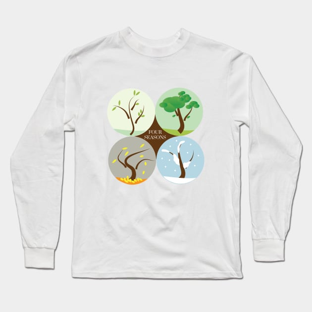 Four seasons Long Sleeve T-Shirt by dddesign